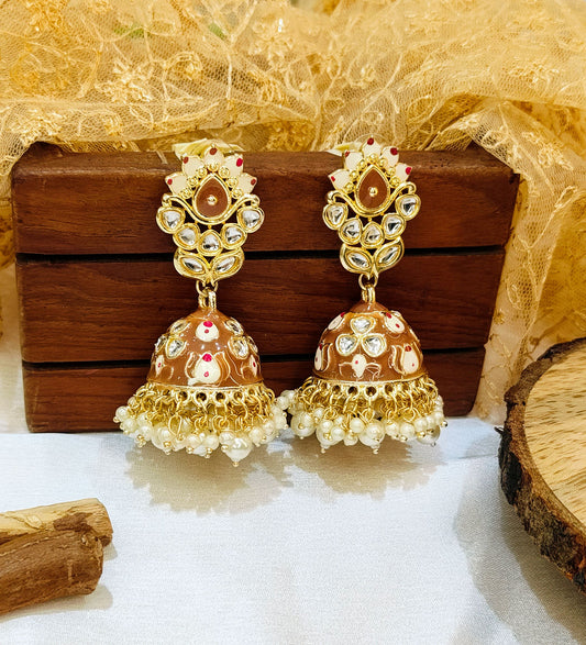 Brown CHITRALEKHA Jhumki