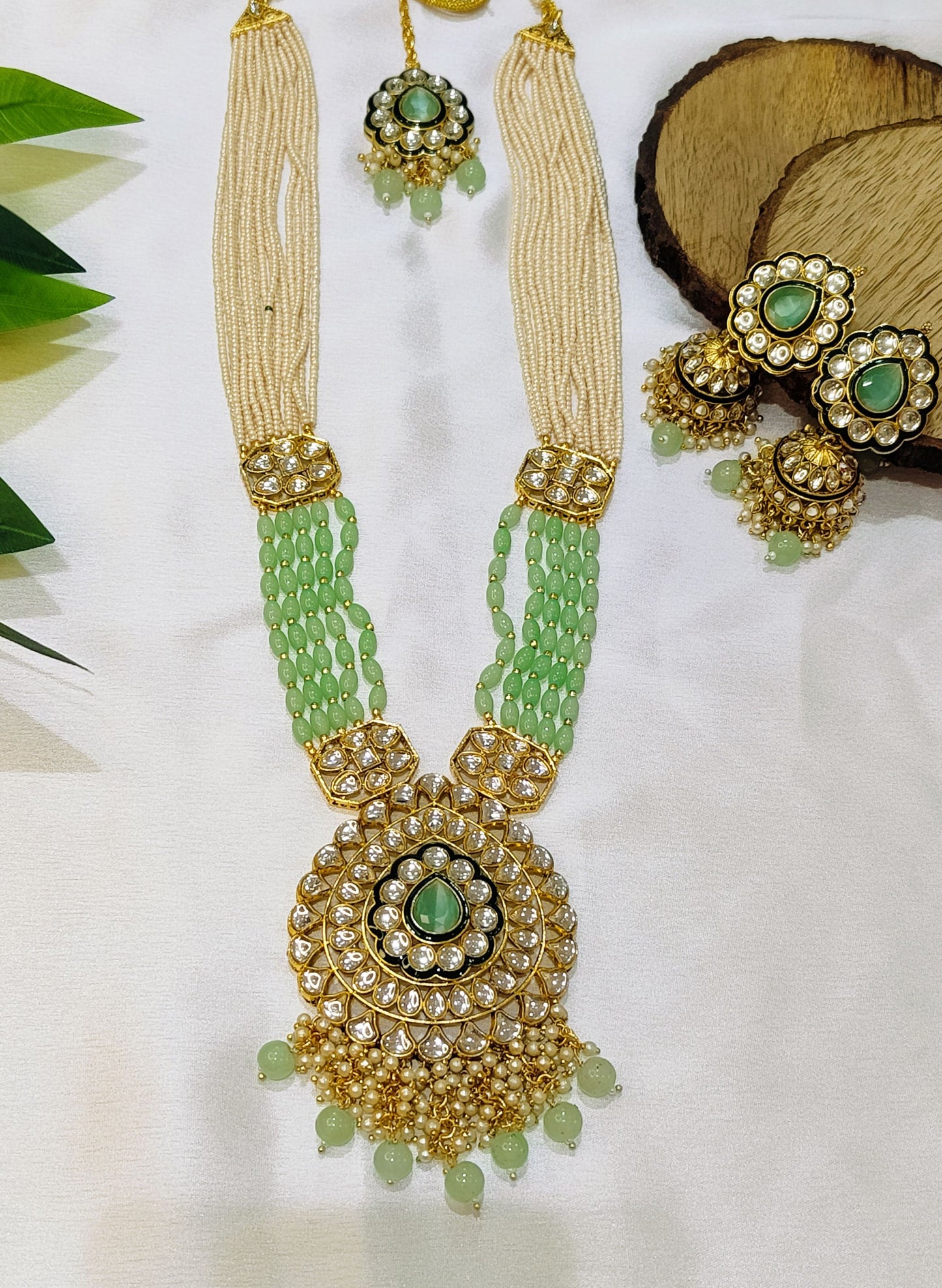 Mint Green MALATI Necklace set