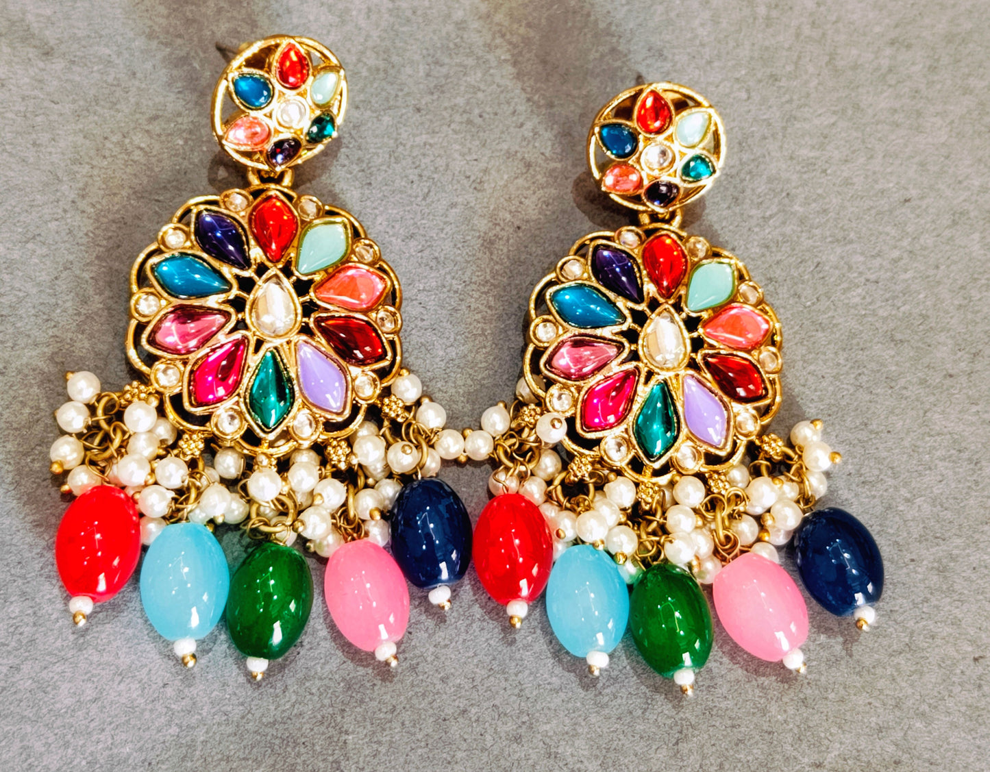 Multicolor DEVIKA Jhumki