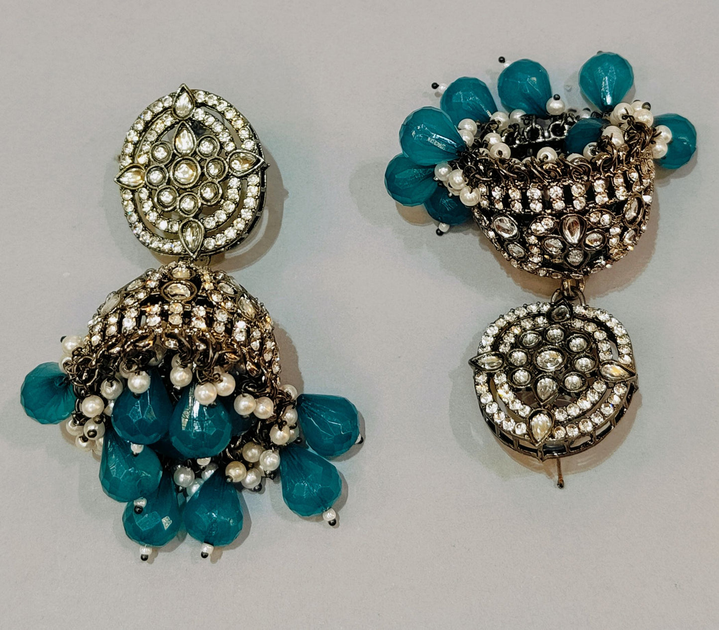 Turquoise ZIVA Jhumki