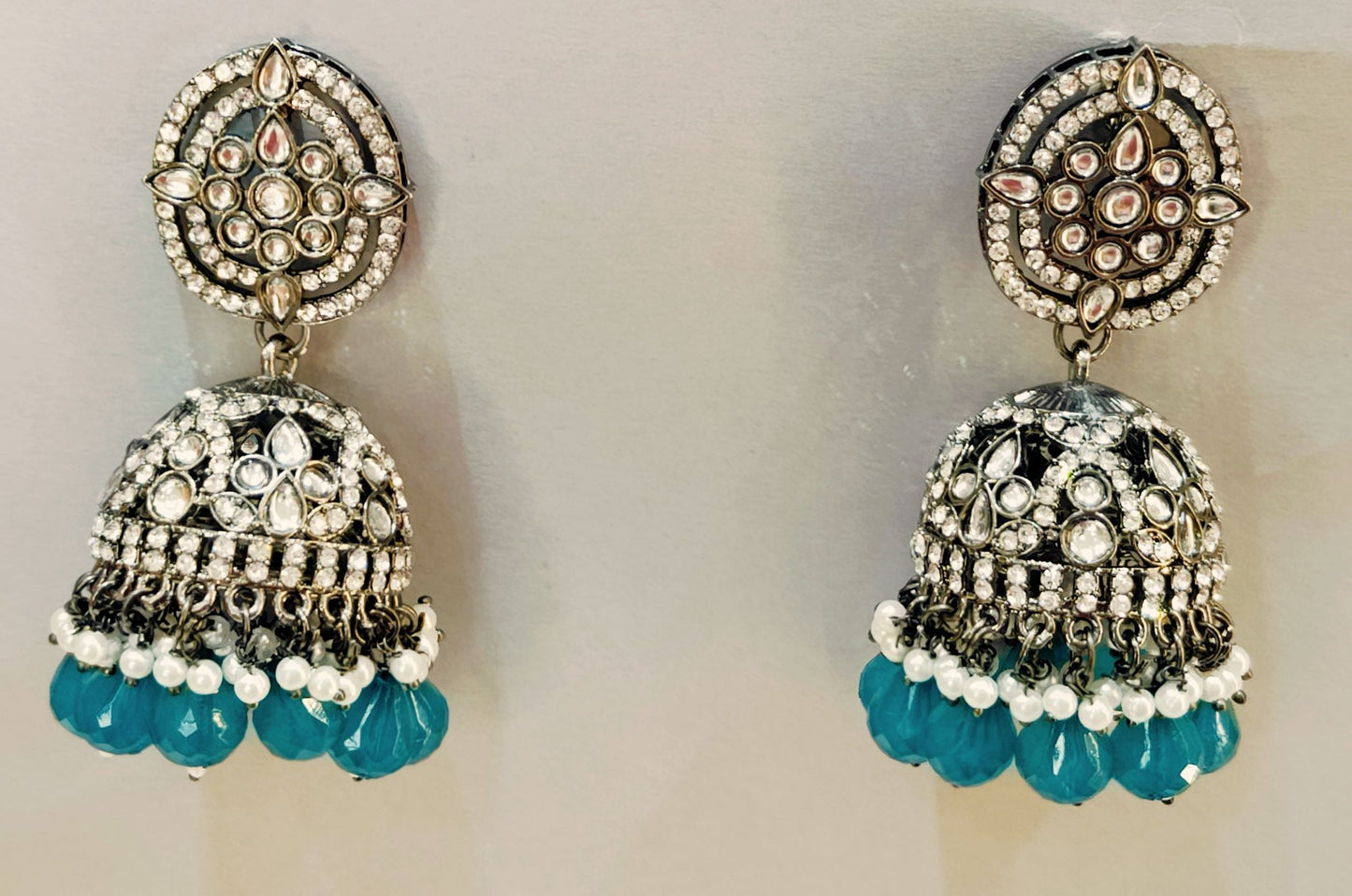 Turquoise ZIVA Jhumki