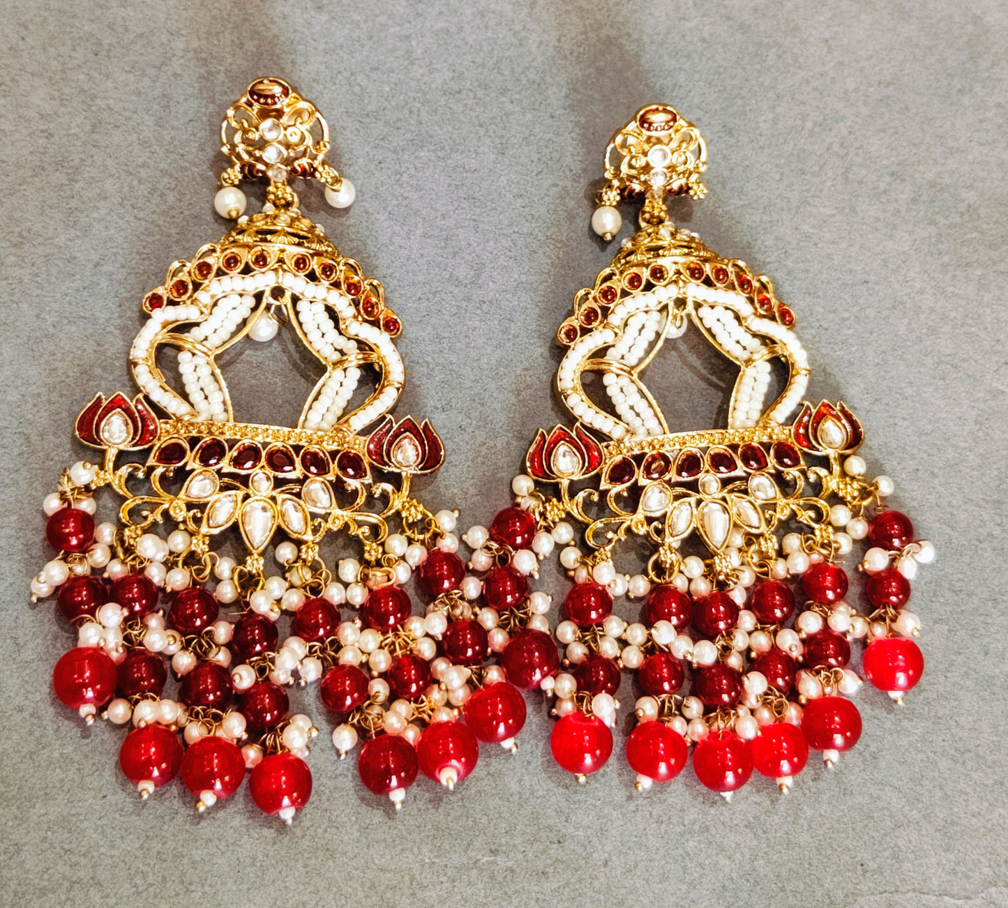 Maroon ASTHA jhumki