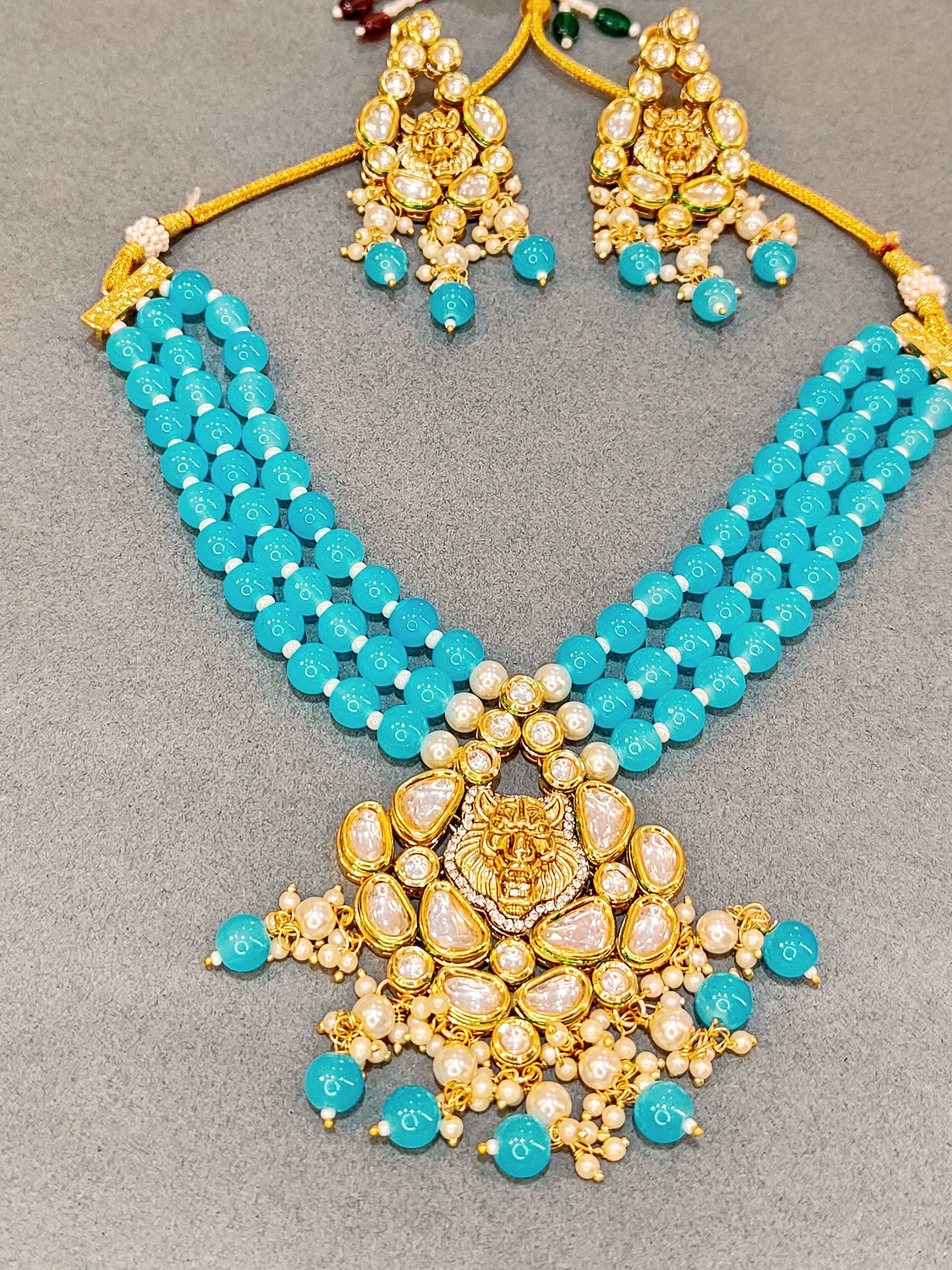 Turquoise SABYA Necklace set