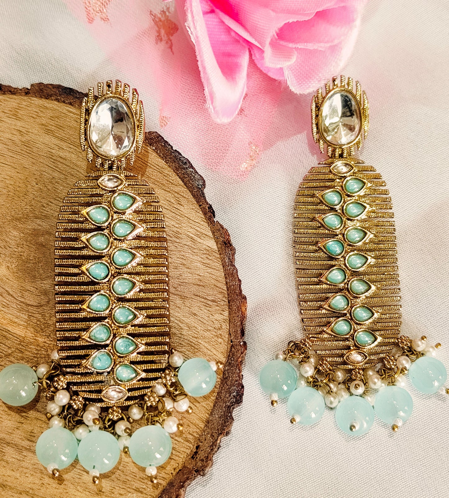 Turquoise ANISHA jhumki